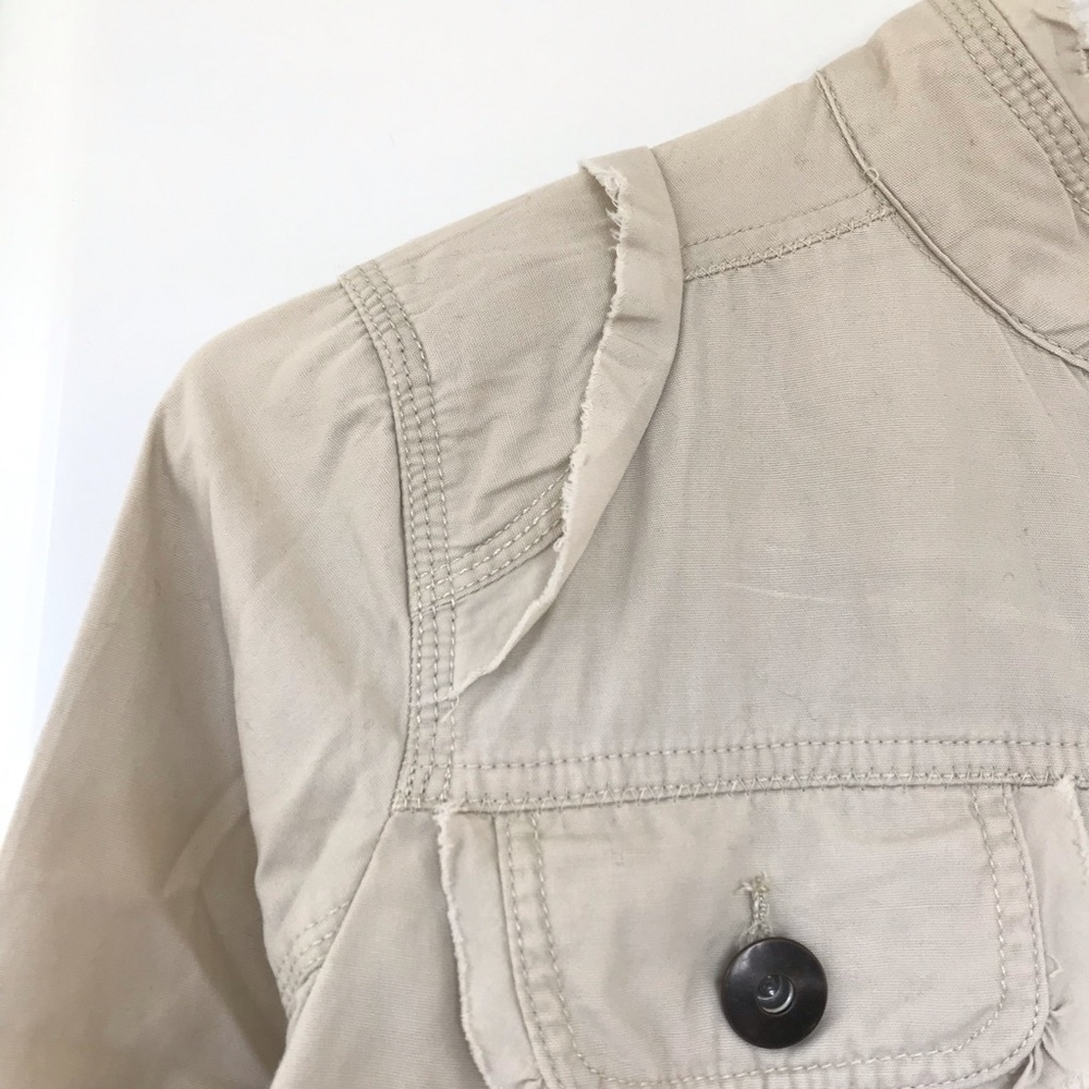 Vintage 2000’s Cotton Raw Edge Jacket - Picture 4 of 13